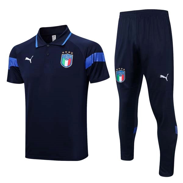 Polo Italia Set Completo 2023-2024 Blu 5